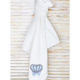 Soft Cotton Swaddle Receiving Blanket for Newborn Baby Boy's Crown Jewels 34 X 30