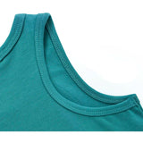 Girls' Soft Solid Cotton Blend Racerback Tank Top