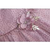 Toddler Sparkly Tulle Flower Detailed Party Dress