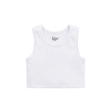 Girls 2-Pack Basic Cropped Tank Top