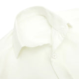 Lilax Boys Classic Short Sleeve Button Down Casual Solid Dress Shirt