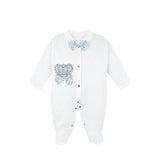 Regal and Handsome: 5-Piece Layette Gift Set with Jeweled Crown Tuxedo for Baby Boys (0-3 Months)