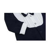 Baby Boy Gentleman Tuxedo Footie
