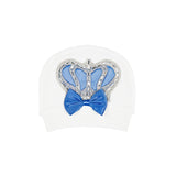 Regal and Handsome: 5-Piece Layette Gift Set with Jeweled Crown Tuxedo for Baby Boys (0-3 Months)