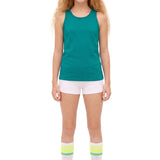 Girls' Soft Solid Cotton Blend Racerback Tank Top