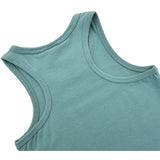 Little Girls Cotton Basic Racerback Tanktop