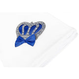 Soft Cotton Swaddle Receiving Blanket for Newborn Baby Boy's Crown Jewels 34 X 30