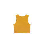 Girls' Double Lined Sleeveless Basic Crop Tank Top