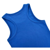 Girls' Soft Solid Cotton Blend Racerback Tank Top