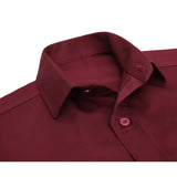 Lilax Boys Classic Short Sleeve Button Down Casual Solid Dress Shirt