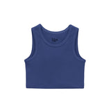 Girls 2-Pack Basic Cropped Tank Top