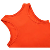 Girls' Soft Solid Cotton Blend Racerback Tank Top