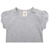 Baby Girls' Basic T-Shirt Short Sleeve Crewneck Tee