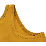 Girls' Soft Solid Cotton Blend Racerback Tank Top