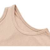 Girls' Soft Solid Cotton Blend Racerback Tank Top