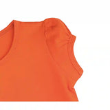 Girls' Basic Cotton T-Shirt  Short Puff Sleeve Crewneck / Toddler