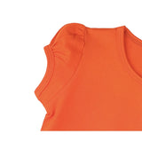 Baby Cotton Puff Sleeve Basic Crewneck T-Shirt