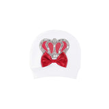 Newborn 4-Piece Jeweled Crown Layette Set
