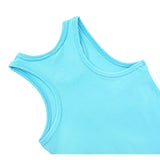 Girls' Soft Solid Cotton Blend Racerback Tank Top