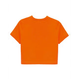 Girls Short Sleeve Crewneck Crop Top Tee