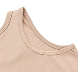 Girls' Soft Solid Cotton Blend Racerback Tank Top