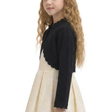 Baby Knit Button Detailed Bolero Cardigan