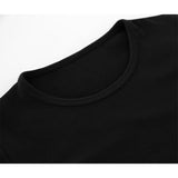 Girls' Basic Short Puff Sleeve Cotton T-Shirt and Leggings Set