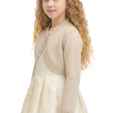 Baby Knit Button Detailed Bolero Cardigan
