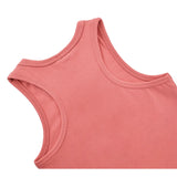 Girls' Soft Solid Cotton Blend Racerback Tank Top / 8 to 10 Years