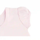 Girls' Basic Cotton T-Shirt  Short Puff Sleeve Crewneck / Toddler