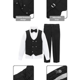 Boys Suits Slim Fit 4 Piece Formal Dress Suit