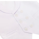 Boys Suit Set Slim Fit Vest, White Dress Shirt, Dress Pants and Bowtie 4 Piece Formal Suit Set