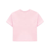 Girls Short Sleeve Crewneck Crop Top Tee