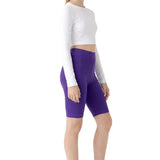 Girls' Soft Stretch Bike Shorts | Elastic Waist | Cotton Blend | Toddler & Kids Sizes 2T–12Y