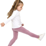 Toddler Cotton Long Sleeve Basic Mock-Neck T-Shirt
