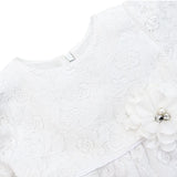 Baby Vintage White Lace Christening Dress Set