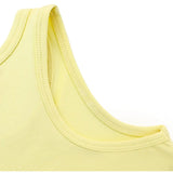 Girls' Soft Solid Cotton Blend Racerback Tank Top