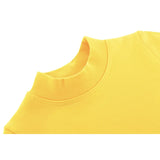 Toddler Cotton Long Sleeve Basic Mock-Neck T-Shirt