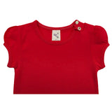 Baby Girls' Basic T-Shirt Short Sleeve Crewneck Tee
