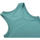 Girls' Soft Solid Cotton Blend Racerback Tank Top