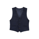 Boys 4-Piece Slim Fit Suit Set