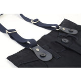 Boys Patterned Shirt & Suspender Pants Set