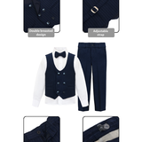 Boys Suits Slim Fit 4 Piece Formal Dress Suit
