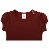 Baby Girls' Basic T-Shirt Short Sleeve Crewneck Tee