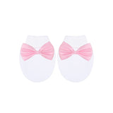 Newborn Baby 4-Piece Cotton Jeweled Layette Gift Set