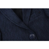 Boys 5-Piece Slim Fit Textured Suit Set