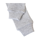 Baby Ribbed Side-Buttoned Sweater Set