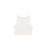 Girls' Double Lined Sleeveless Basic Crop Tank Top