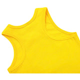 Girls' Racerback Tank Top and Solid Soft Dance Short Color Match Set