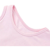 Girls' Soft Solid Cotton Blend Racerback Tank Top